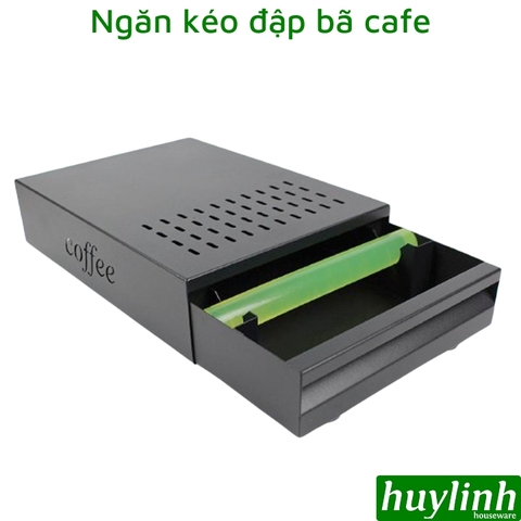 Ngăn kéo đập bã cà phê thép không gỉ