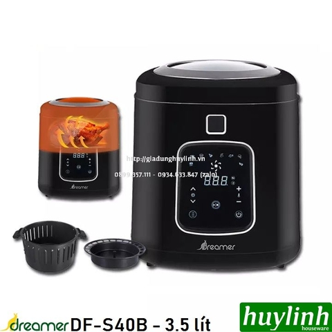 Nồi chiên không dầu điện tử Dreamer DF-S40B - 3.5 lít