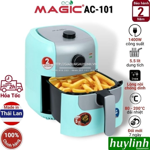 Nồi chiên không dầu Thái Lan Magic ECO AC-101 - 5.5 lít