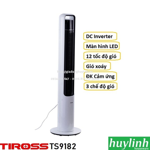 Quạt tháp Tiross TS9182 - Có Remote