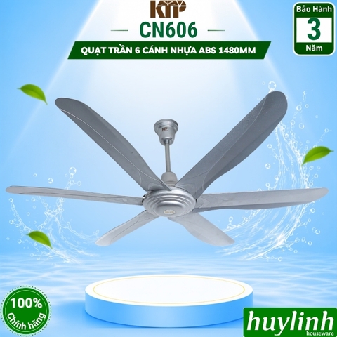 Quạt trần 6 cánh nhựa ABS Kim Thuận Phong CN606 - 1480mm