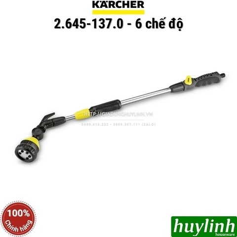 Súng phun tưới nước cao cấp Karcher 2.645-137.0 - 6 chế độ phun