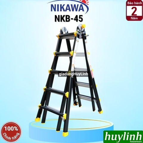 Thang nhôm gấp - trượt đa năng Nikawa NKB-45 - tối đa 5.28m