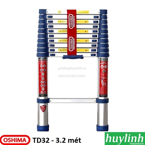 Thang nhôm rút đơn Oshima TD-32 - 3.2 mét