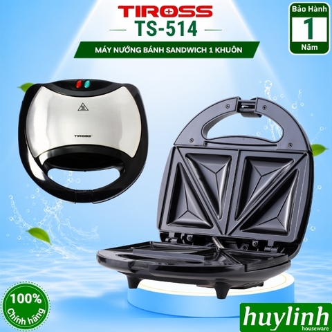 Máy nướng bánh mì sandwich hot dog Tiross TS514