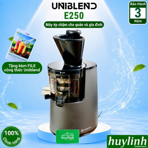 Máy ép trái cây Chậm Uniblend E250 - 250W - phù hợp cho quán kinh doanh và gia đình