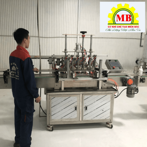 Máy chiết rót tự động 6 vòi