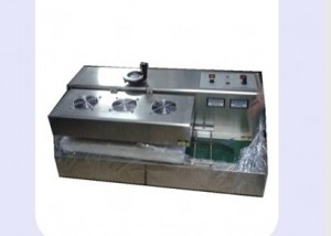 Máy dán màng seal miệng chai lọ tự động I Máy dán màng seal