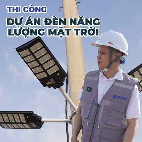 Kitawa Thi Công Dự Án 150 Cây Đèn Năng Lượng Mặt Trời Tại Cần Giờ