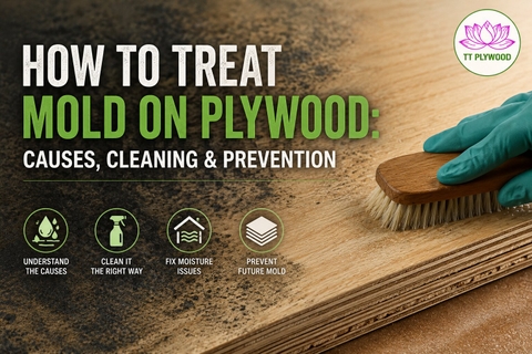 How to Treat Mold on Plywood – A Complete Guide to Causes, Cleaning, and Prevention