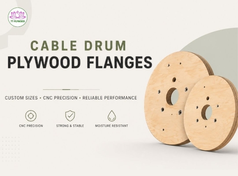 Cable Drum Plywood Flanges: Custom Sizes and CNC Precision
