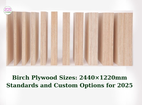 Birch Plywood Sizes: 2440×1220mm Standards and Custom Options for 2025