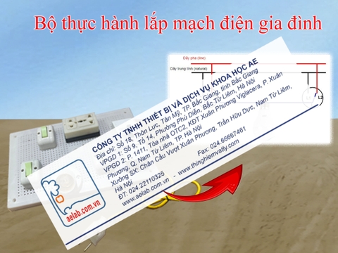 Bộ thiết bị lắp mạng điện trong nhà