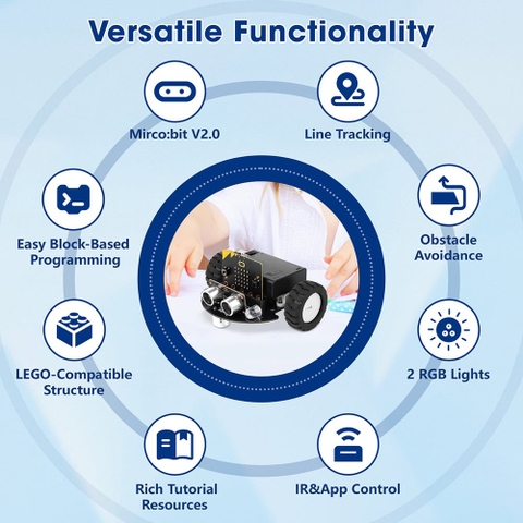 Bộ robot xe thông minh STEM