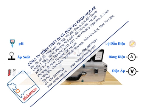Bộ dụng cụ đo các đại lượng không điện (Môn hoá học)
