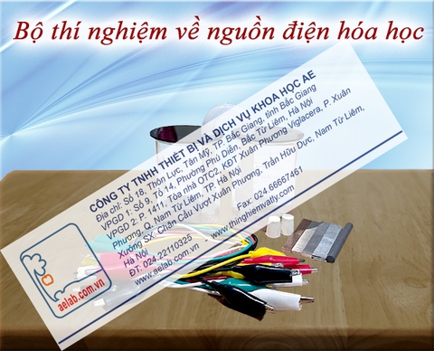 Bộ thí nghiệm về nguồn điện hóa học