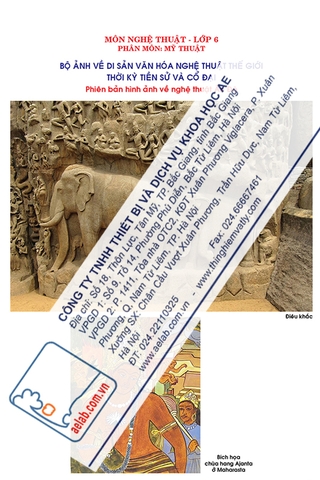 Bộ tranh/ ảnh về di sản văn hóa nghệ thuật thế giới thời kì Tiền sử và Cổ đại (Tranh giấy)