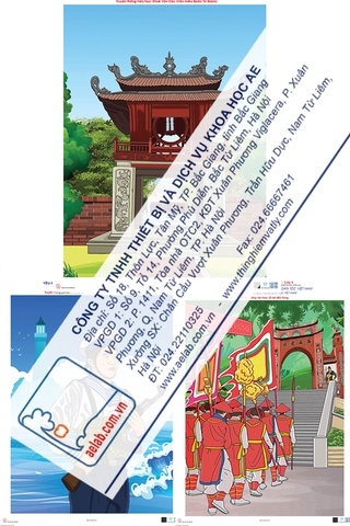 Bộ tranh về truyền thống dân tộc Việt Nam (Tranh giấy)