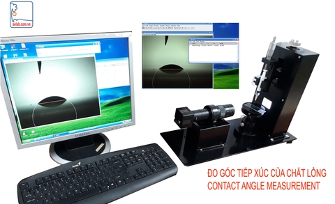 Contact angle measurement apparatus (connecting PC)
