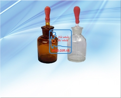 Lọ thủy tinh miệng hẹp kèm ống hút nhỏ giọt