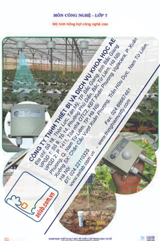 Mô hình trồng trọt công nghệ cao (Tranh giấy)