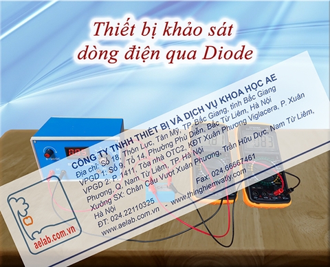 Thiết bị khảo sát dòng điện qua diode