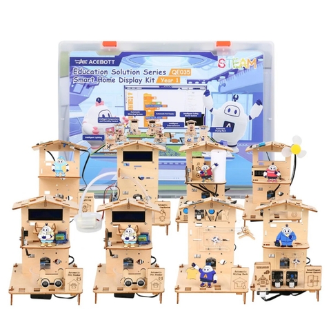 Bộ STEM Nhà Thông Minh Toàn Diện 8-in-1 (ESP32 Controller)