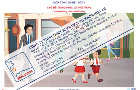 Trang phục và đời sống (Tranh giấy)