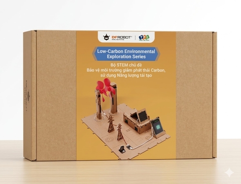 Bộ STEM chủ đề Bảo vệ môi trường giảm phát thải Carbon, sử dụng Năng lượng tái tạo (Điện mặt trời, gió, nước)