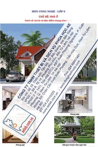 Vai trò và đặc điểm chung của nhà ở (Tranh giấy)