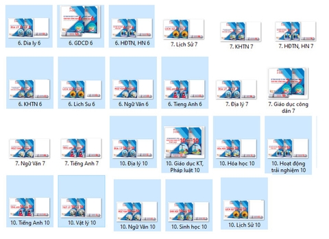 Bộ học liệu điện tử, mô phỏng hỗ trợ dạy học môn Khoa học tự nhiên.