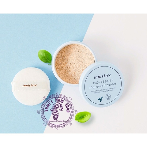 Phấn bột kiềm dầu INNISFREE - NO SEBUM MOISTURE POWDER