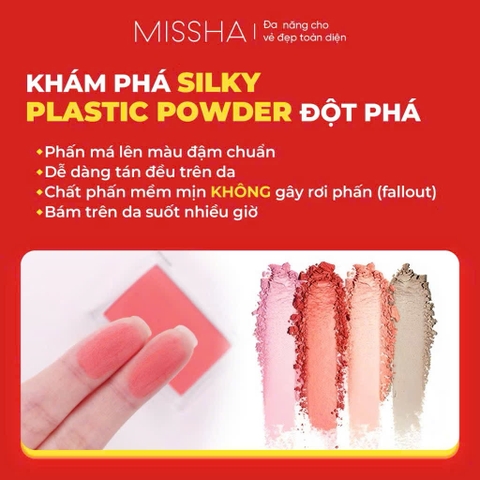 Missha Phấn Má Hồng Cotton Blush 4.2g Mỏng Nhẹ, Bám Màu, Tự Nhiên