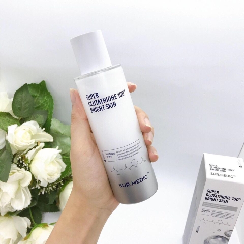 Nước Cân Bằng Da SUR.MEDIC Super Glutathione 100 Bright Skin145ml