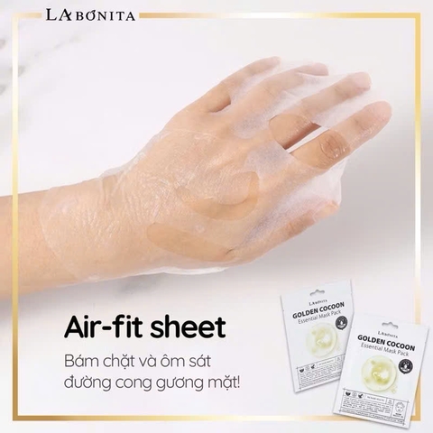 Mặt Nạ La Bonita Golden Cocoon Essential Mask Pack 20g/miếng