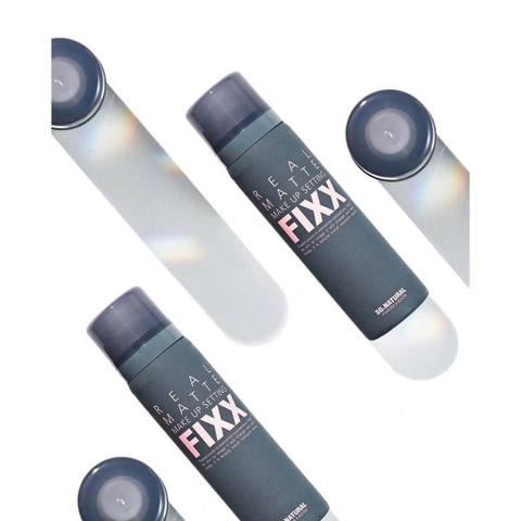 Xịt dưỡng nền Real Matte Make Up Setting Fixx So' Natural 75ml - Kiềm dầu, giữ lớp trang điểm mịn lì