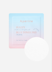 Toner Pad Tinh Khiết Cấp Ẩm Dịu Da Cấp Tốc Aperire Purity Blue Moisture and Calming Toner Pad 140ml/70 miếng