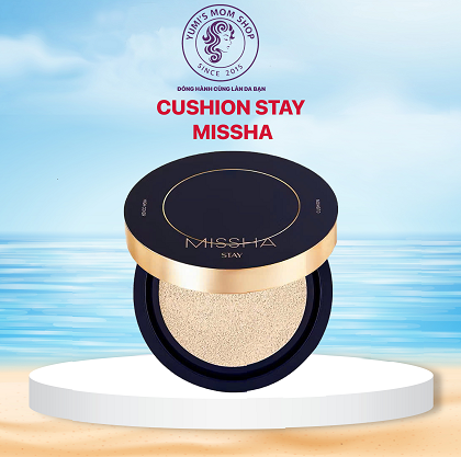 Missha Phấn Nước Stay Cushion High Cover 14g Kiềm Dầu Lâu Trôi Cho Lớp Nền Mịn Lì