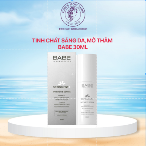 Tinh Chất Dưỡng Sáng Da Và Làm Mờ Vết Thâm Nám BABÉ DEPIGMENT+ Intensive Serum Chai 30ml
