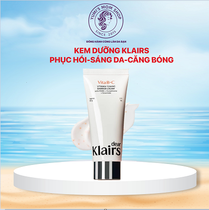 Dear Klairs Kem dưỡng Vitamin Toning Barrier Cream 60g