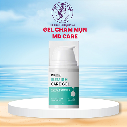 Gel Chấm Mụn Hỗ Trợ Làm Dịu Và Cải Thiện Mụn Viêm MD CARE Blemish Care Gel 15ml