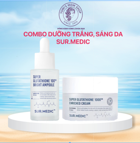 Tinh chất Sur.Medic Neogenlab Super Glutathione 100 Bright Ampoule