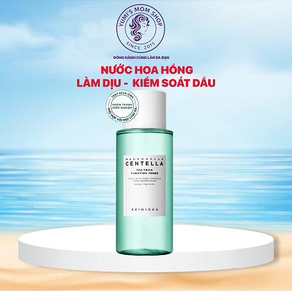 Nước hoa hồng kiểm soát dầu SKIN1004 Madagascar Centella Tea-Trica Purifying Toner 210ml