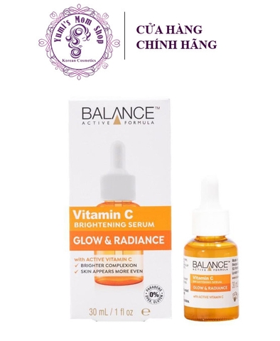 SERUM TRẮNG DA, MỜ THÂM BALANCE ACTIVE FORMULA VITAMIN C BRIGHTENING 30ML