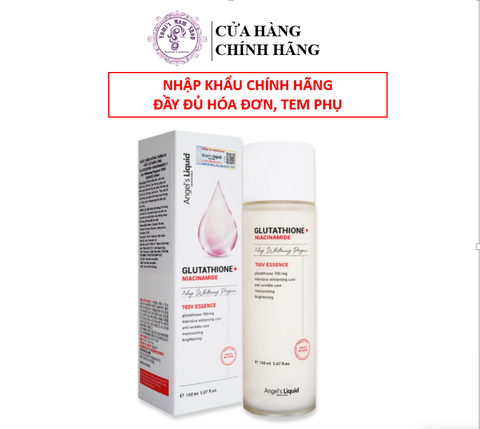 Nước thần Angel's Liquid Tone up Whitening Program Glutathione + Niacinamide treatment Essence