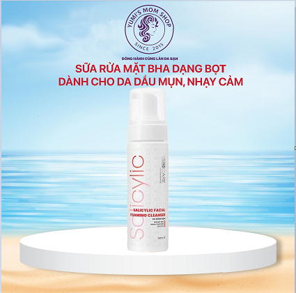 Sữa Rửa Mặt BHA Dạng Bọt MD CARE Dành Cho Da Dầu Mụn Nhạy Cảm 150ml