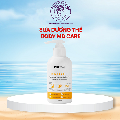 Sữa Dưỡng Thể Sáng Da Mờ Thâm MD CARE Brightening Booster Body Lotion 200ml