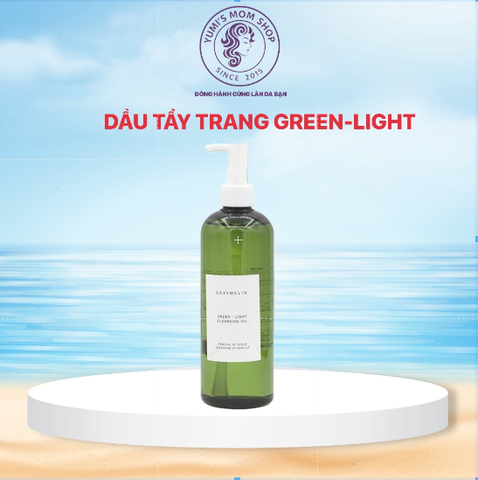 Dầu Tẩy Trang Cho Da Nhạy Cảm GRAYMELIN Green Light Cleansing Oil 400ml