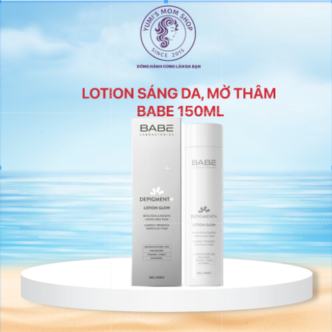 Lotion Dưỡng Sáng Và Làm Mờ Vết Thâm Nám BABÉ DEPIGMENT+ Lotion Glow Chai 150ml