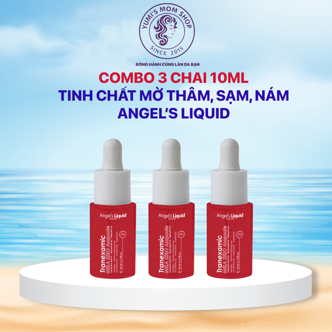 COMBO 3 TUÝP 15ML Kem Dưỡng Giảm Thâm Nám Đặc Biệt ANGEL'S LIQUID Tranexamic Mela ZERO Cream